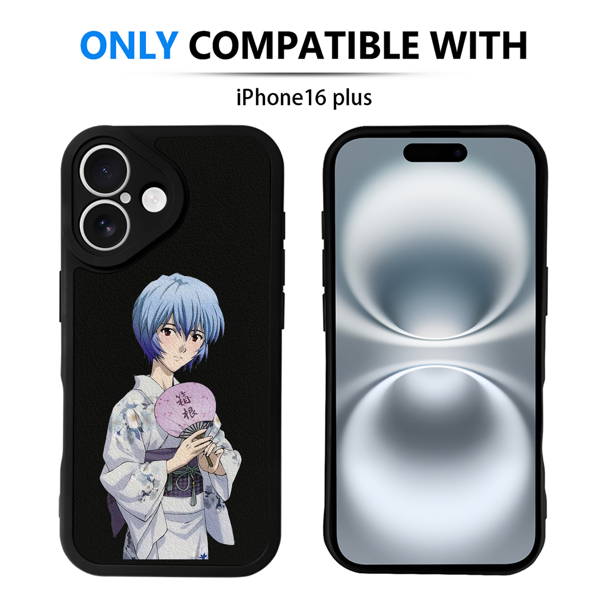 （画像用） EVA 新世紀エヴァンゲリオン 【iPhone 16シリーズ対応】シリコンスマホケース（レザー調） 材質：シリコン